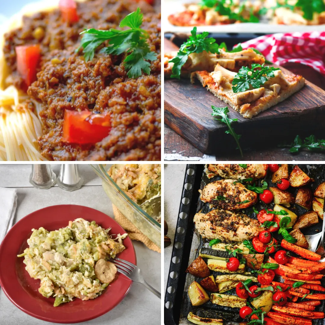 Single person meal prep containers